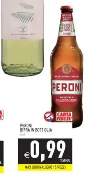 Pim Supermercati Peroni birra in bottiglia offerta
