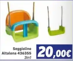Orizzonte Seggiolino Altalena 436355 offerta