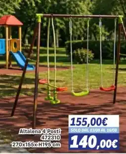 Orizzonte Altalena 4 Posti offerta