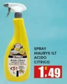 Maury's Spray Maury's Acido Citrico offerta