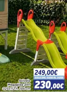 Orizzonte Scivolo Megagliss 2in1 offerta