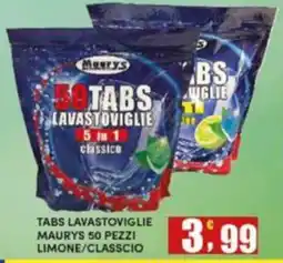 Maury's Tabs lavastoviglie Maury's offerta