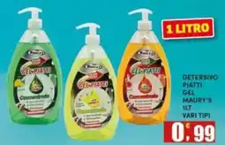 Maury's Detersivo piatti gel Maury's offerta