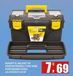 Maury's Maury's valigetta porta utensili con vani portaminuteria offerta
