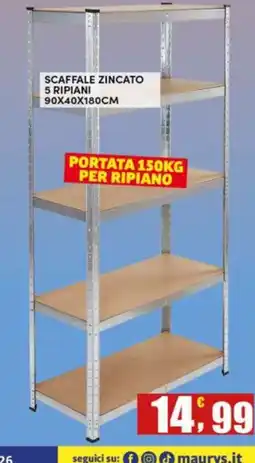 Maury's Scaffale zincato offerta