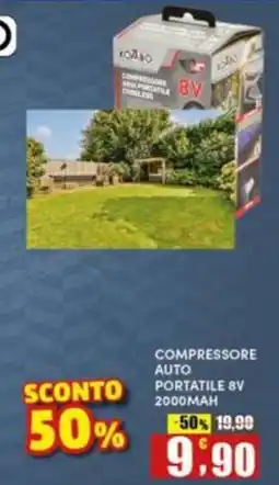 Maury's Compressore auto portatile 8V offerta