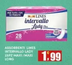 Maury's Assorbenti Lines Intervallo Lady offerta