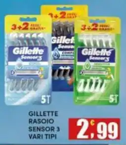 Maury's Gillette Rasoi Sensor 3 offerta