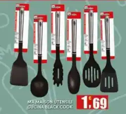 Maury's Ma Maison utensili cucina black cook offerta