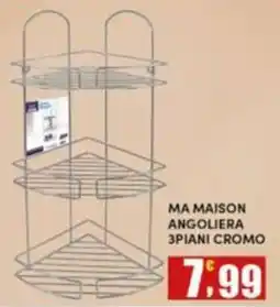 Maury's Ma Maison angoliera 3 piani cromo offerta