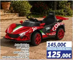 Orizzonte Auto Elettrica per Bambini offerta