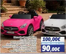 Orizzonte Mercedes-Benz Elettrica Small per Bambini offerta