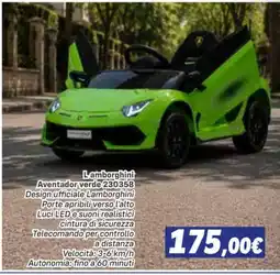 Orizzonte Lamborghini Aventador verde offerta