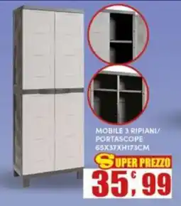 Maury's Mobile 3 ripiani/portascope offerta
