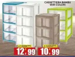 Maury's Cassettiera bambu offerta