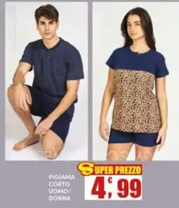 Maury's Pigiama corto uomo/donna offerta