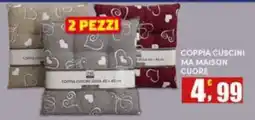 Maury's Coppia cuscini Ma Maison Cuore offerta