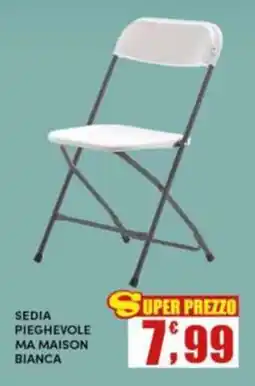 Maury's Sedia pieghevole Ma Maison bianca offerta
