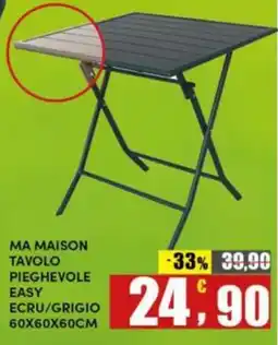 Maury's Tavolo pieghevole easy offerta