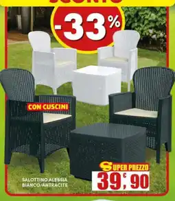 Maury's Salottino Alessia Bianco/Antracite offerta