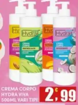 Maury's Crema corpo Hydra Viva offerta