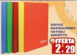 Maury's Xoffice maxiquaderno offerta