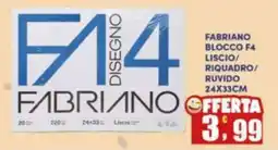 Maury's Blocco F4 Fabriano offerta