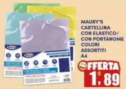 Maury's Cartellina con elastico Maury's offerta