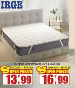 Maury's Topper trapuntato con elastico IRGE offerta