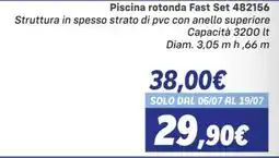 Orizzonte Piscina rotonda Fast Set offerta