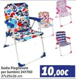 Orizzonte Sedia Pieghevole per bambini offerta