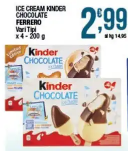 Sidis Kinder Chocolate Ice Cream offerta