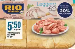 Sidis Tonno leggero Rio Mare offerta
