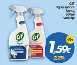 Franzy's Cif Sgrassatore Spray offerta