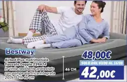 Orizzonte Bestway Airbed Plus matrimoniale flocato Doppio offerta