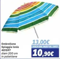 Orizzonte Ombrellone Spiaggia Ionio offerta