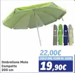 Orizzonte Ombrellone Moto Compatto offerta