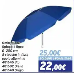 Orizzonte Ombrellone Spiaggia Egeo offerta