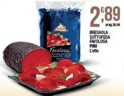 Sidis Bresaola sottofesa favolosa Pini offerta