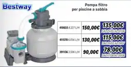 Orizzonte Pompa filtro per piscine a sabbia Bestway offerta