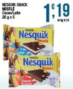 Sidis Nesquik Snack Cacao/Latte offerta