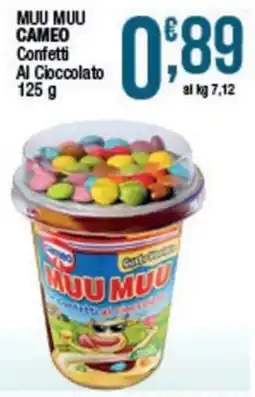 Sidis Muu Muu Cameo Confetti al Cioccolato offerta