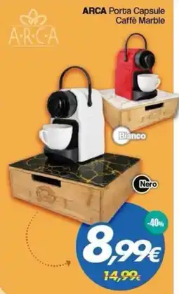 Franzy's ARCA Porta Capsule Caffè Marble offerta