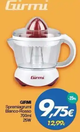 Franzy's Girmi Spremiagrumi Bianco-Rosso offerta