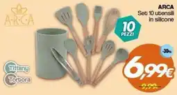 Franzy's Set 10 utensili in silicone ARCA offerta