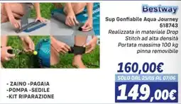 Orizzonte Bestway Sup Gonfiabile Aqua Journey offerta