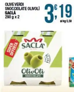 Sidis Olive verdi snocciolate olvoli sacla offerta