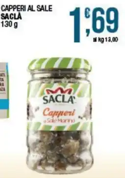 Sidis Capperi al sale Sacla offerta
