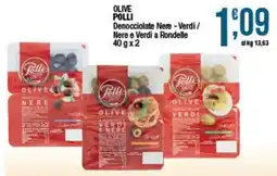 Sidis Olive Pollì Denocciolate Nere - Verdi offerta