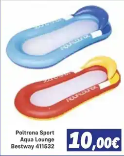 Orizzonte Poltrona Sport Aqua Lounge Bestway offerta